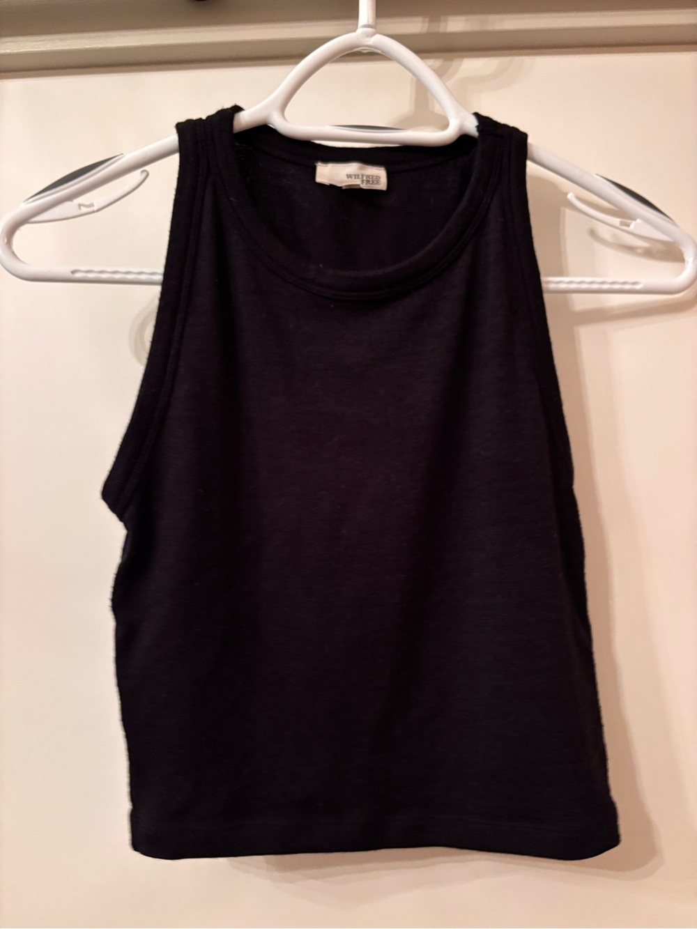Wilfred Black Ribbed Tank Top